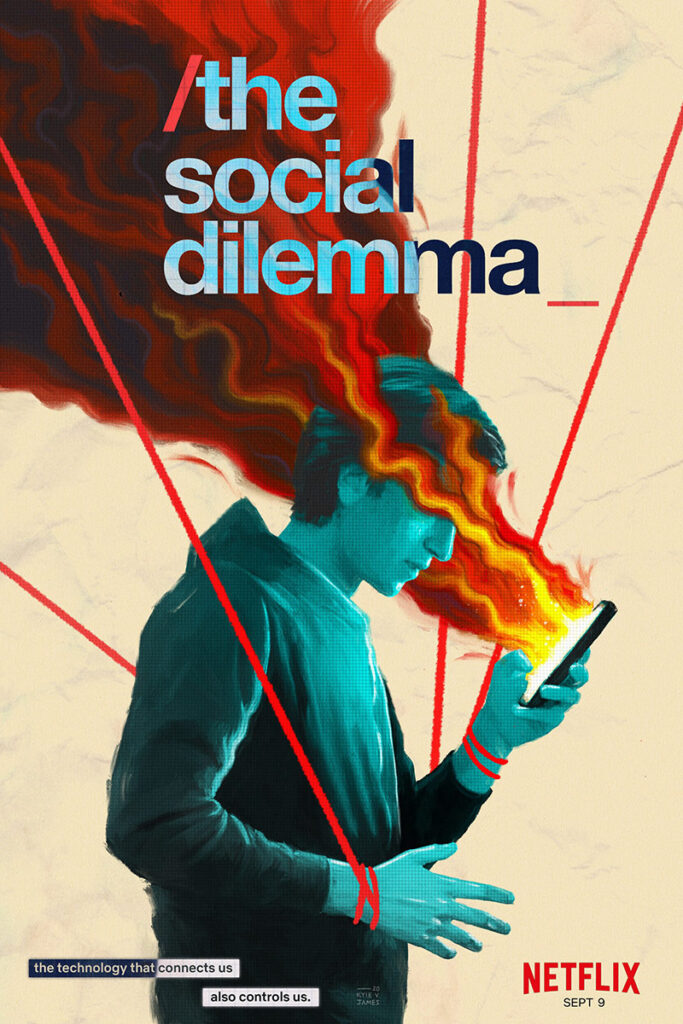 پوستر فیلم مستند معضل اجتماعی The Social Dilemma ۲۰۲۰