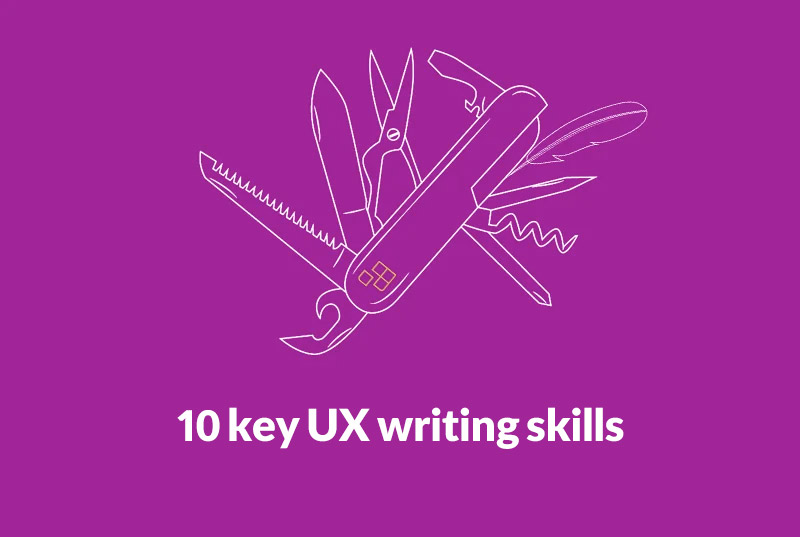 10 key UX writing skills