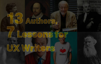 7 Lessons from authors for ux writers
